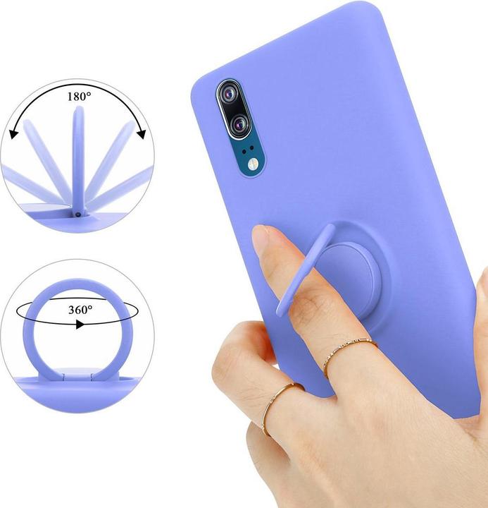 Image du produit Cadorabo TPU Liquid Ring Silicone Case Cover (Cubot P20)
