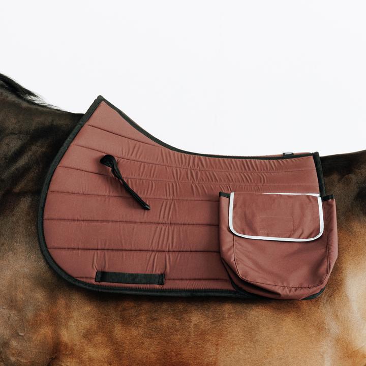 Produktbild Fouganza Schabracke Wanderreiten mit Tasche braun