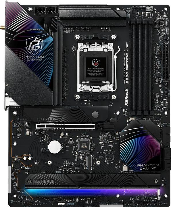 Actual product image AsRock Phantom Gaming B850 Riptide WiFi (AM5, AMD B850, ATX)