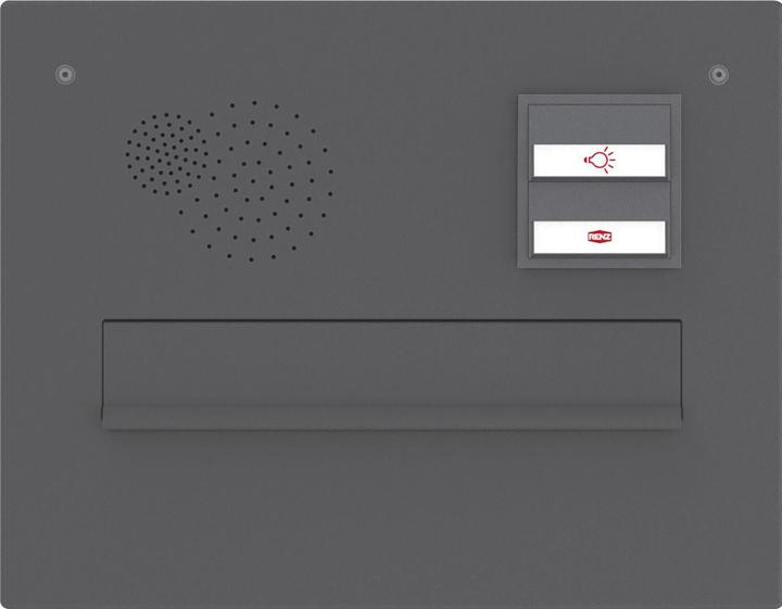 Actual product image Renz Square front panel, 360 x 280 mm, steel anthracite grey RAL 7016