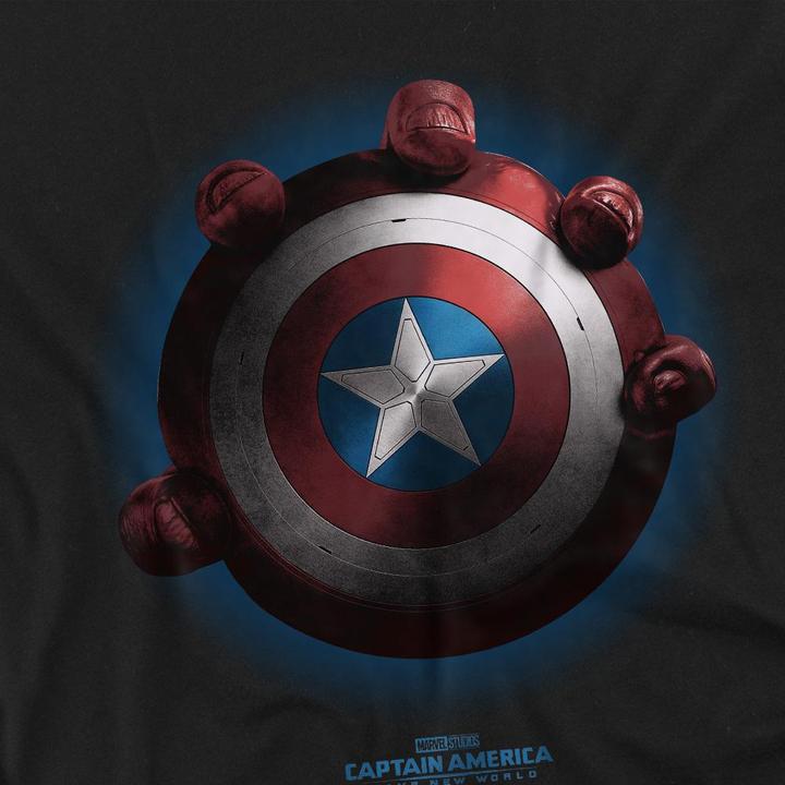 Immagine prodotto Captain America Maglietta Hulk Rosso Scudo Uomo (4XL)