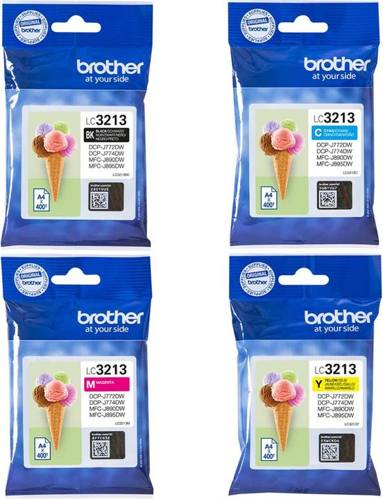 Actual product image Brother LC-3213 Value Pack (M, Y, FC, C)