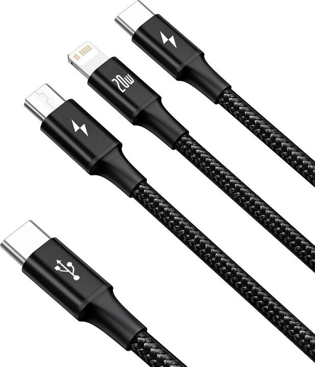 Actual product image Baseus Rapid Series 3in1 (1.50 m, USB 3.0)