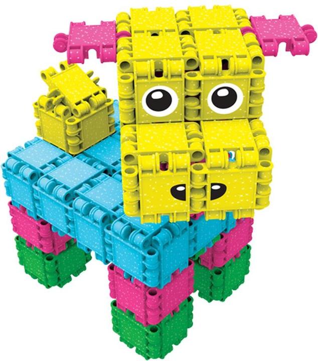 Actual product image Clics Building Blocks - Glitter Building Set 8in1