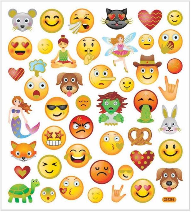 Produktbild Creativ Company Motivsticker Emoji 1 Blatt