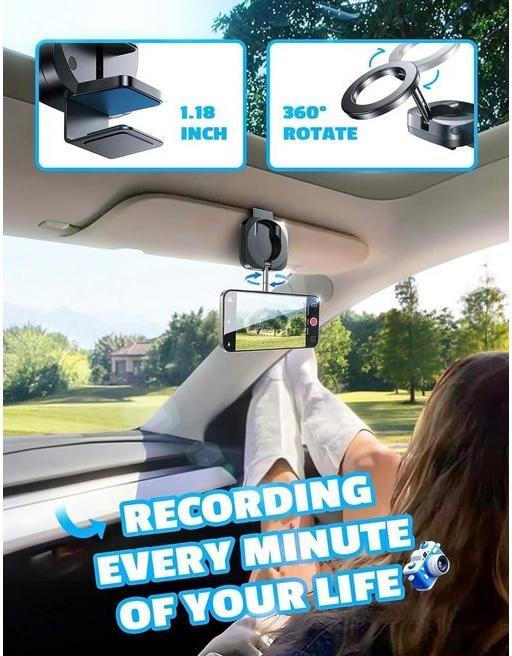 Produktbild Lisen Universelle Smartphone Halterung 360 Grad drehbar, faltbar für Flugzeug, Camper, Zug, Bus, Hotel, Zu