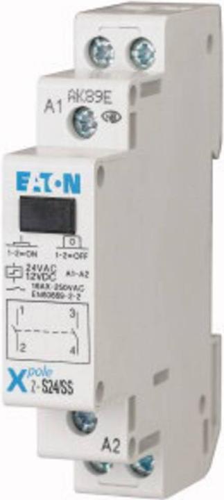 Actual product image Eaton Current impulse switch, 24AC/12DC, 2S, 16A, 50Hz, 1HP
