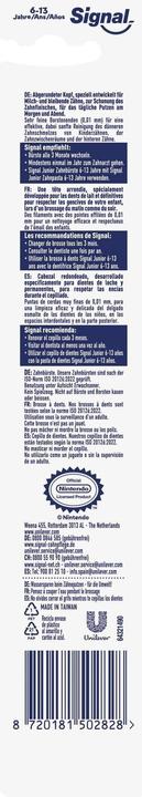 Valori nutrizionali e ingredienti Signal Spazzolino Junior Extra Soft (Extra morbido, 1 x)