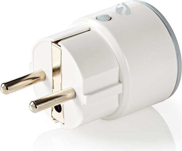 Produktbild Nedis WLAN Smartplug (WIFIP110FWT) - Energieüberwachung, Schuko Typ F, 10 A