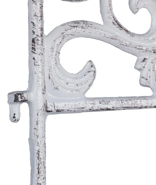 Actual product image Relaxdays Cast Iron Flowerbed Fence, Vintage Design (27 cm)