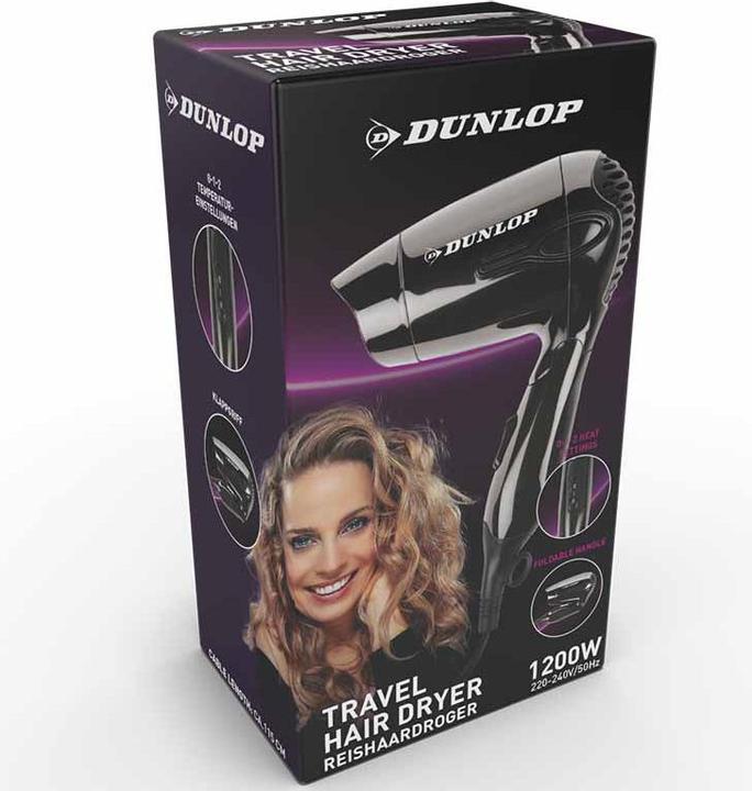 Produktbild Dunlop Hairdryer Travel ABS
