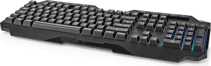 Image du produit Nedis Clavier de jeu filaire | USB Type-A | Touches à membrane | LED | QWERTY | DE-Layout | Longueur du (DE, Filaire)