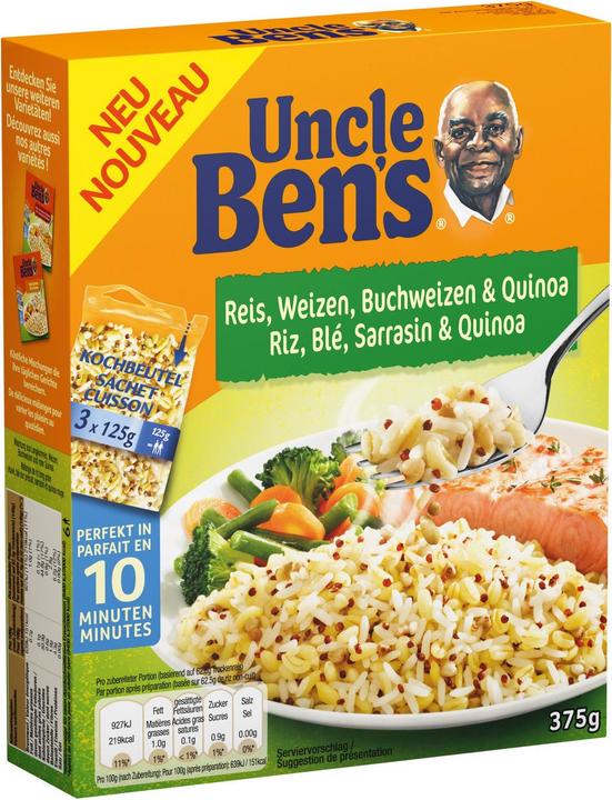 Produktbild Ben's Original Uncle Bens Reis,Weizen,Buchweizen&Quino (375 g)