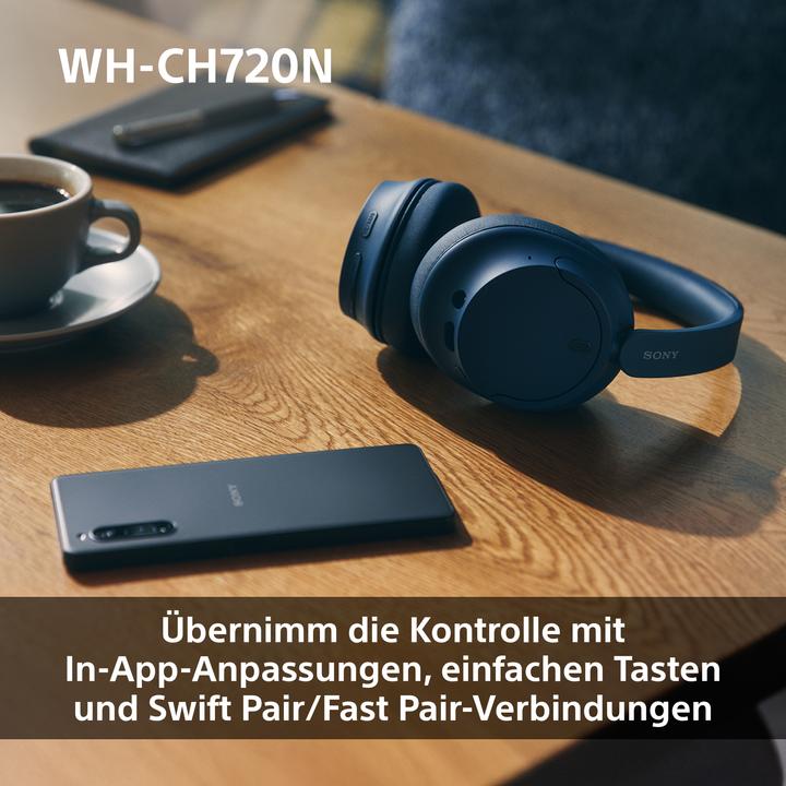 Immagine prodotto Sony WH-CH720N (NC, 35 h, Senza fili, Cablato)