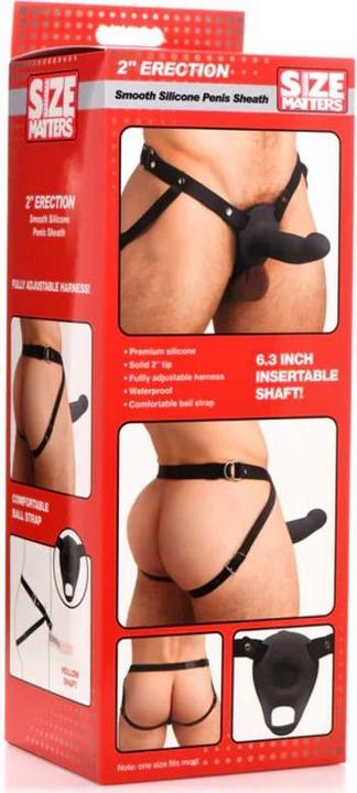 Image du produit Bijoux Indiscrets Gaine lisse en silicone pour pénis - Noir