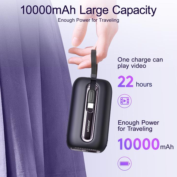 Immagine prodotto Joyroom Serie colorata (10000 mAh, 22.50 W, 37 Wh)