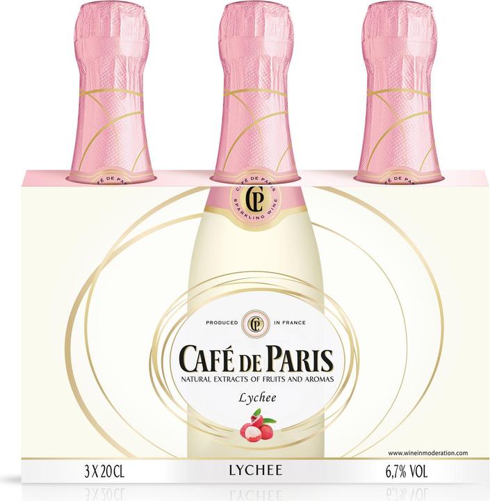 Produktbild Café de Paris Litchi (3 x 20 cl)