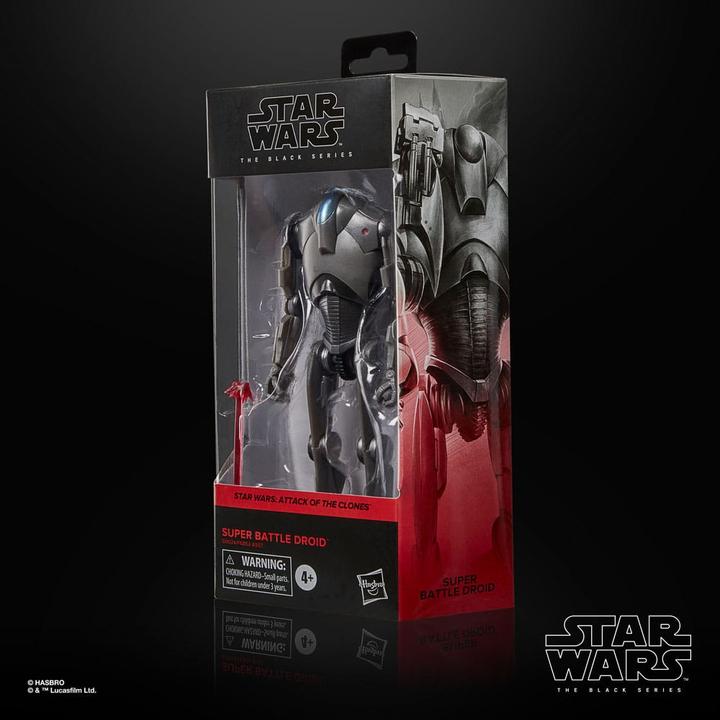 Immagine prodotto Hasbro Star Wars Episodio II Serie Nera - Figura d'azione Super Droide da battaglia 15 cm
