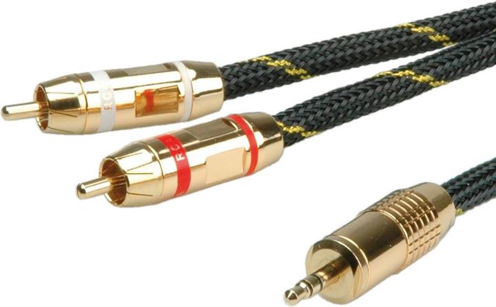 Immagine prodotto Roline GOLD Audio 3.5mm - 2x Cinch (10 m, Connettore da 3,5 mm (AUX), Cinch)