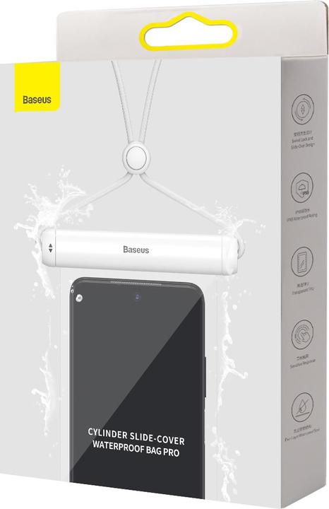 Image du produit Baseus Etui étanche pour téléphone à glissière blanc (FMYT000002) (LG G4 Pro)