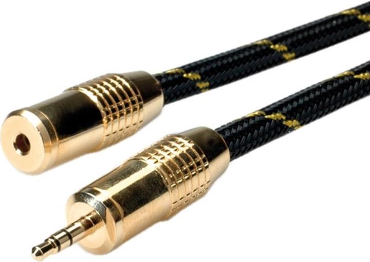 Roline Gold Audio Verlängerungskabel (2.50 m, 3.5mm Klinke (AUX))