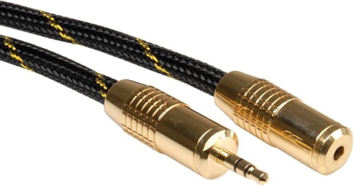 Actual product image Roline Gold Audio extension cable (2.50 m, 3.5mm jack (AUX))