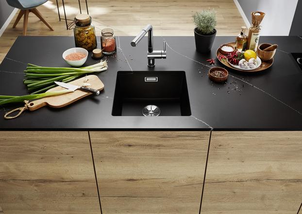 Actual product image Blanco SUBLINE 400-U (Undermount sink, 43 cm, 46 cm)