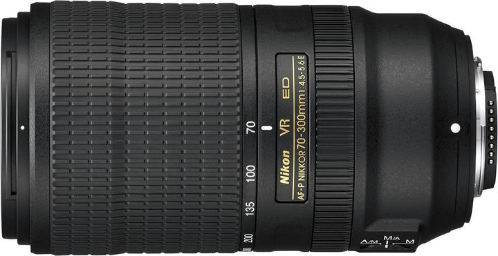 Actual product image Nikon AF-P Nikkor 70-300mm f/4.5-5.6E ED VR (Nikon F, full size, APS-C / DX)