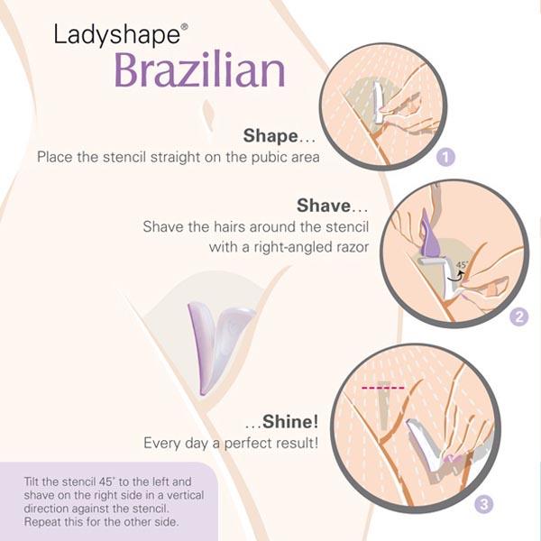 Actual product image Ladyshape Brazilian (Intimate shave)