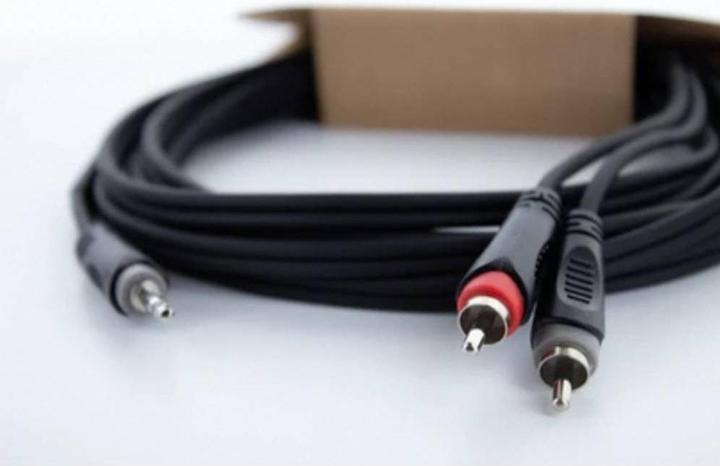 Produktbild Cordial 14856 Klinke / Cinch Audio Y-Adapter (1x Klinkenstecker 3.5 mm - 2x Cinc (3 m, 2.5mm, Cinch)