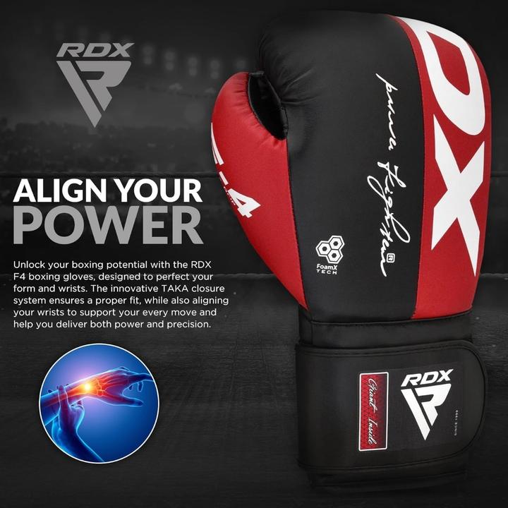 Actual product image Rdx Boxing Gloves REX F4 (16 OZ)