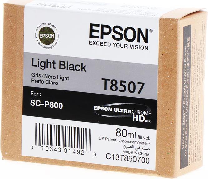 Actual product image Epson T8507 UltraChrome HD (LBC)