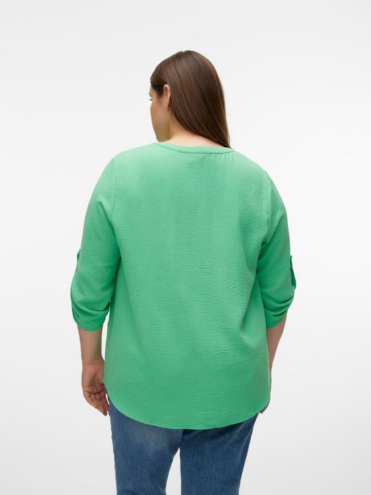 Actual product image Vero Moda Regular fit V-neckline Curve turned-up cuffs Top Top (46)