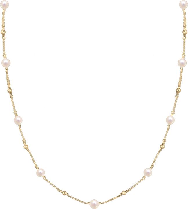 Elli Kugel (925 Sterling Silber vergoldet, No stone, Süsswasserzuchtperlen)