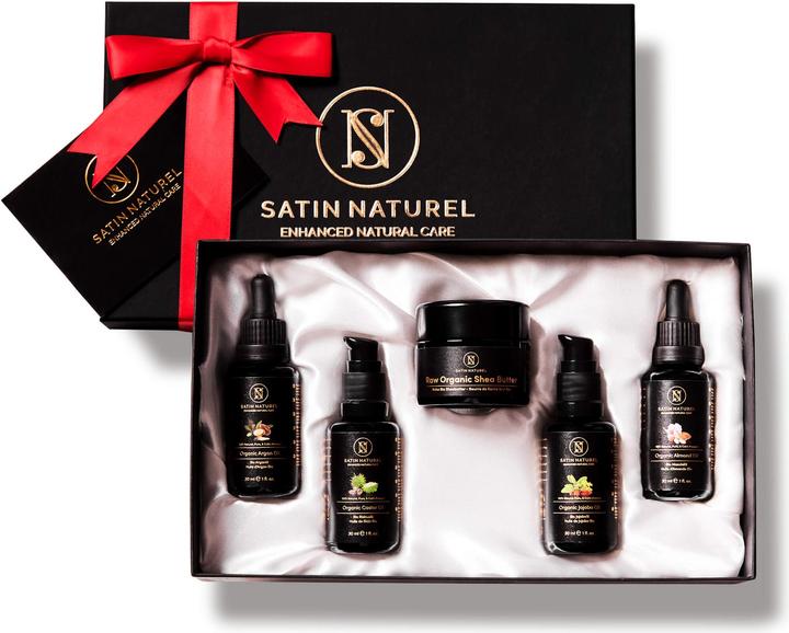 Actual product image SatinNaturel Satin Naturel BIO Natural Body Gift Set Women, 5X30 ml KPG (Body care set)