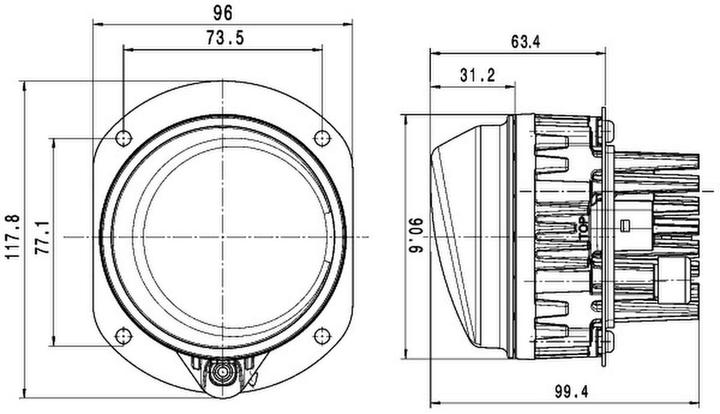 Immagine prodotto Hella Fendinebbia sinistro a LED per EVOBUS