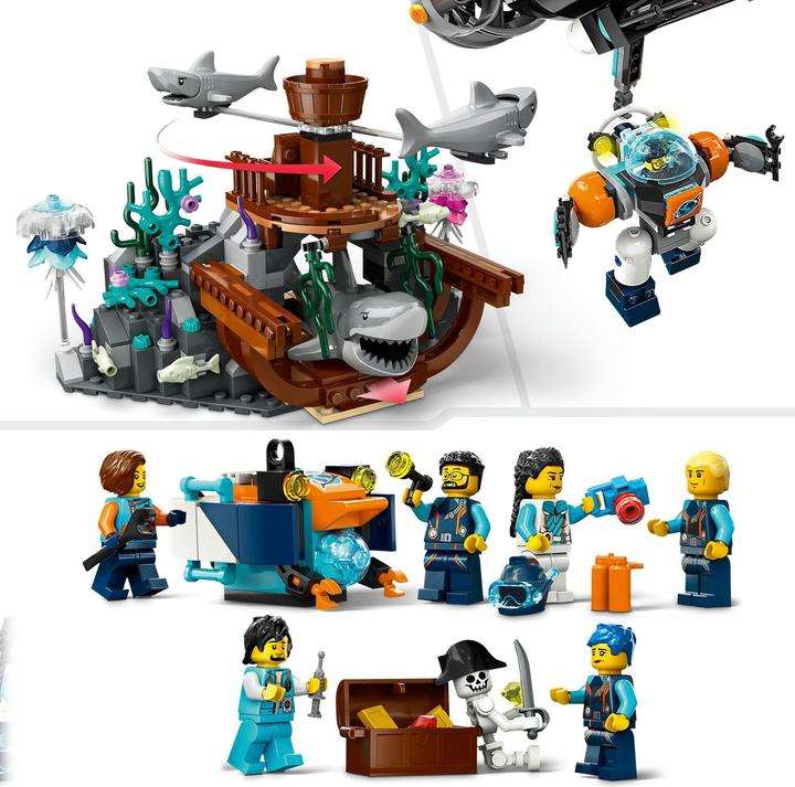 Image du produit LEGO Sous-marin d'exploration (60379, LEGO City)