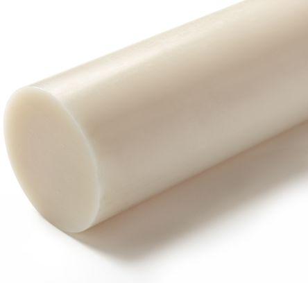 Actual product image Rs Pro Cast nylon 6 plastic rod stock,500x75mm
