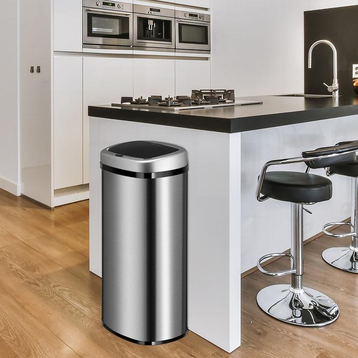 Actual product image Juskys Automatic waste bin with sensor (70 l)