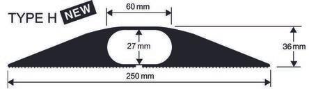 Immagine prodotto Vulcascot Proteggicavi, industriale, H, 4,5m (Ponte cavo, 150 cm)