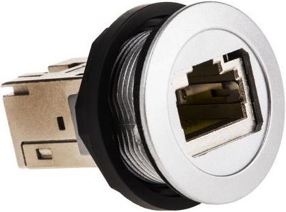 Actual product image Harting har-port RJ45 Cat 6 coupler (Network coupling)