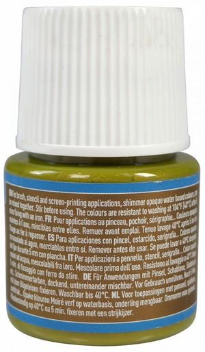 Actual product image Pebeo Setacolor Opaque (Shimmering bronze, 45 ml)