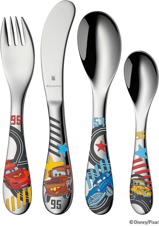 Produktbild WMF Kindergeschirr Kinderbesteck 6tlg Disney Cars2 Edelstahl poliert spülmaschinengeeignet