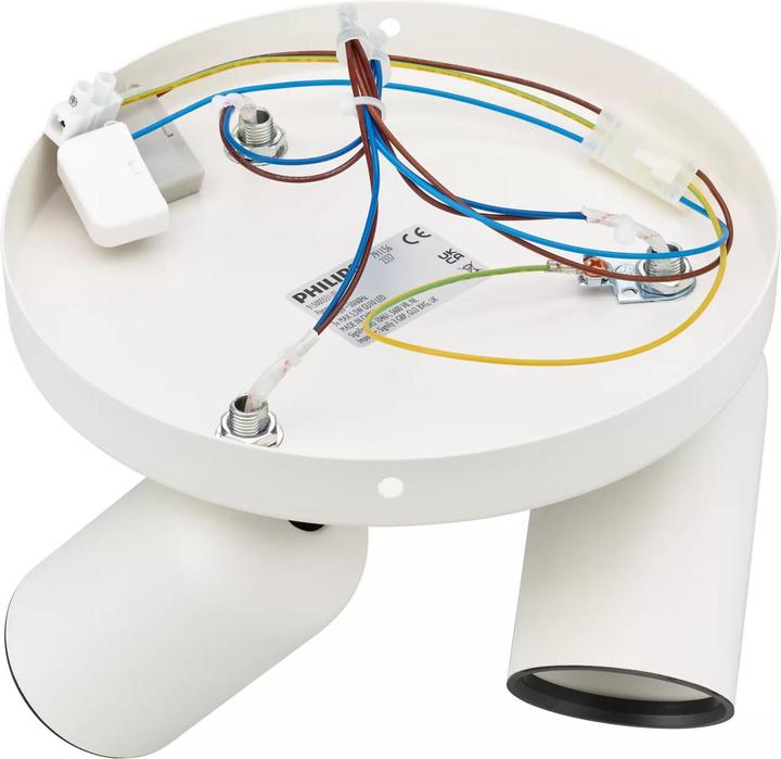 Actual product image Philips Pongee opbouwspot - 3-lichts - wit (GU10)