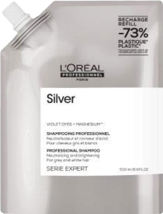 Image du produit L'Oréal Professionnel Expert Silver (500 ml, Shampoing pour cheveux gris)