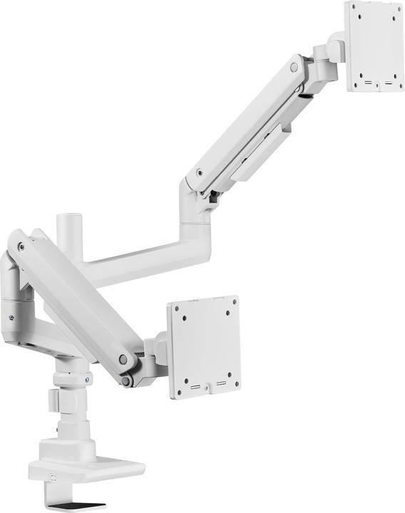 Mozi Infinity Line dubbele monitorarm, wit (49")