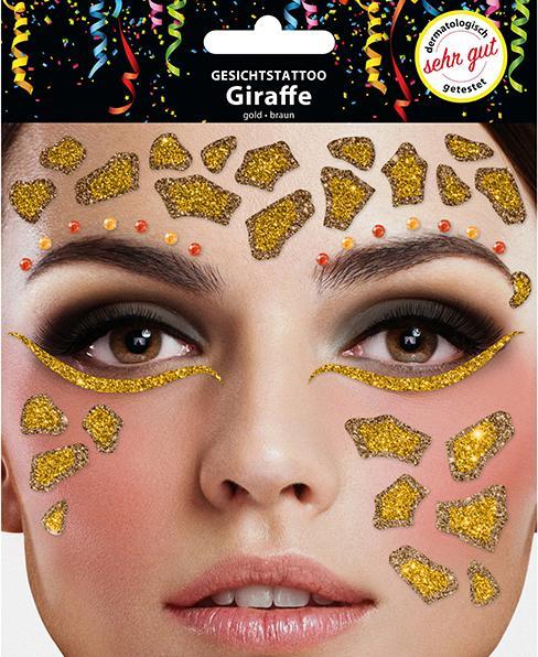 Actual product image Sombo Tatouage du visage girafe