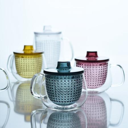 Actual product image KINTO Tea glass with strainer (0.35 l)
