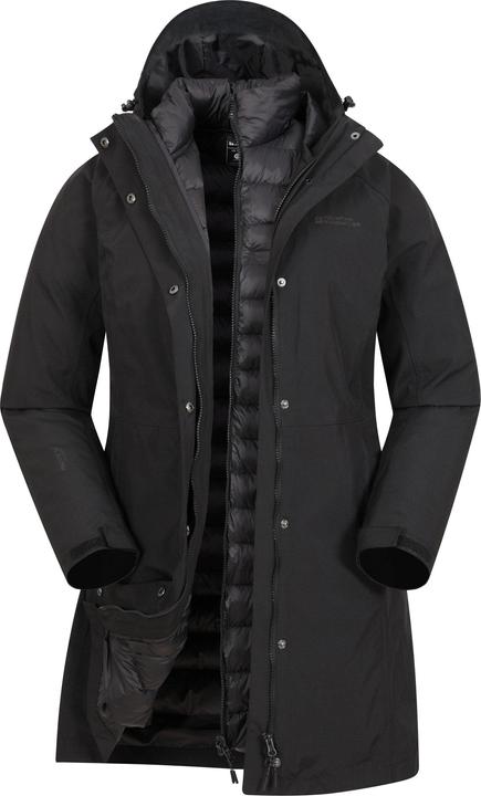 Immagine prodotto Mountain Warehouse Alaskan Giacca Lungo 3 In 1 Donna (32 D)