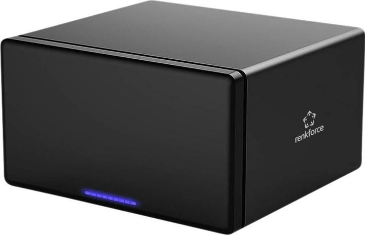 Renkforce RF-6647854 8.9 cm (3.5 Zoll) Festplattengehäuse 8 Bay 3.5 Zoll USB-A ( (3.5")